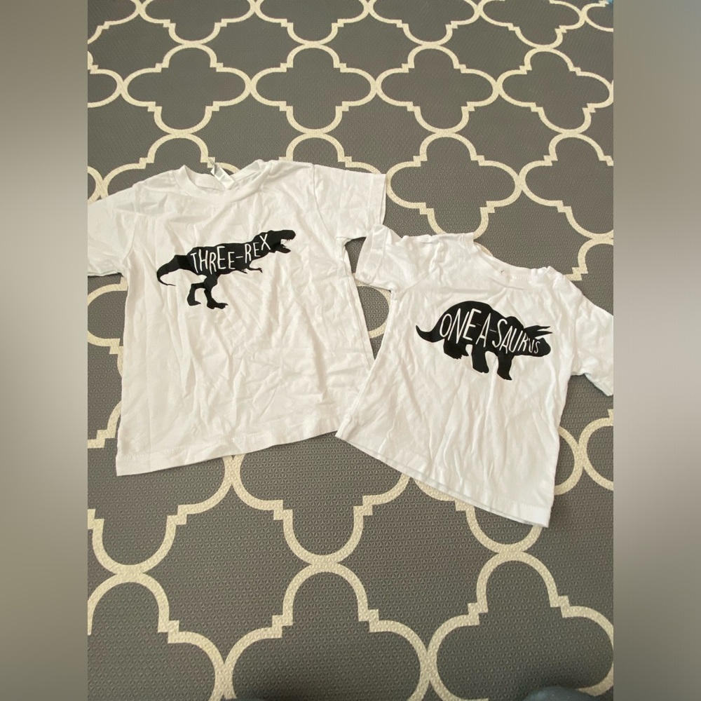 Sibling birthday shirts